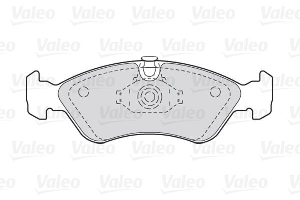 VALEO, Kit de plaquettes de frein, frein à disque