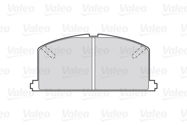 VALEO, Kit de plaquettes de frein, frein à disque