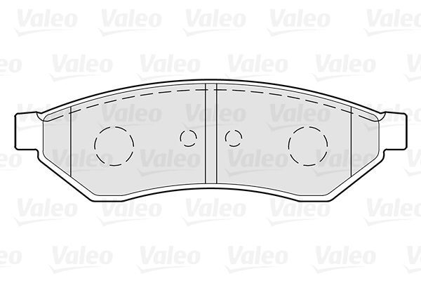 VALEO, Kit de plaquettes de frein, frein à disque