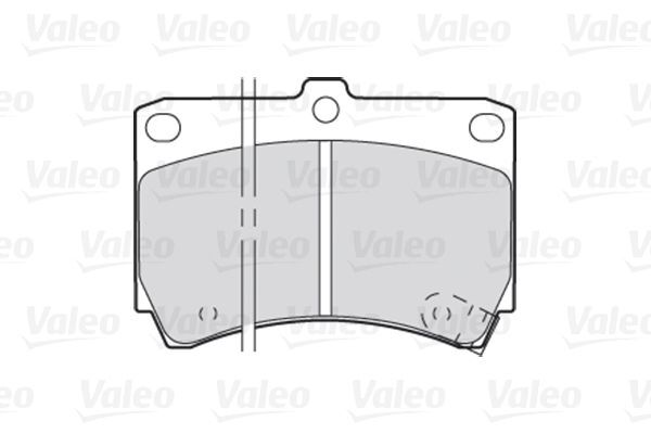 VALEO, Kit de plaquettes de frein, frein à disque