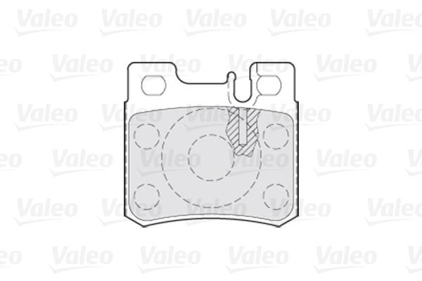 VALEO, Kit de plaquettes de frein, frein à disque