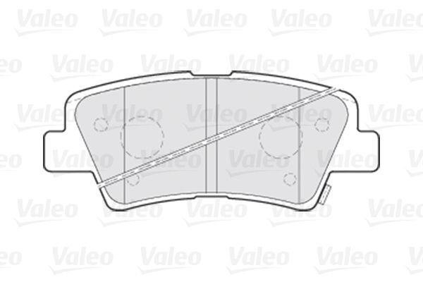 VALEO, Kit de plaquettes de frein, frein à disque