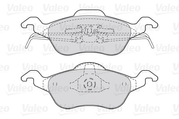 VALEO, Kit de plaquettes de frein, frein à disque