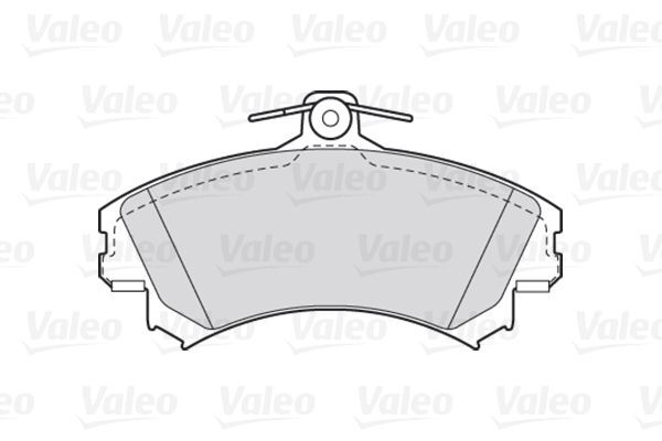 VALEO, Kit de plaquettes de frein, frein à disque