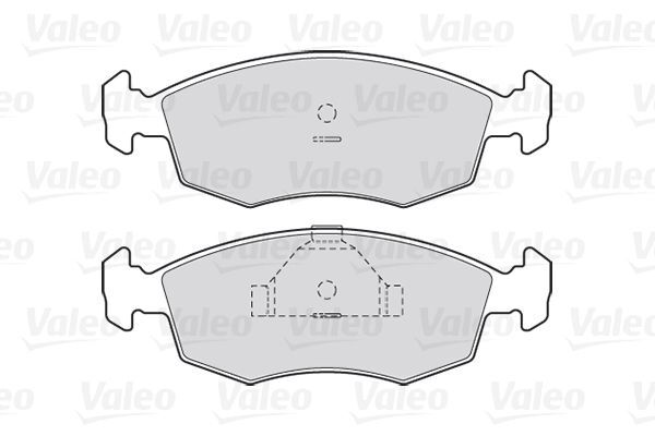 VALEO, Kit de plaquettes de frein, frein à disque