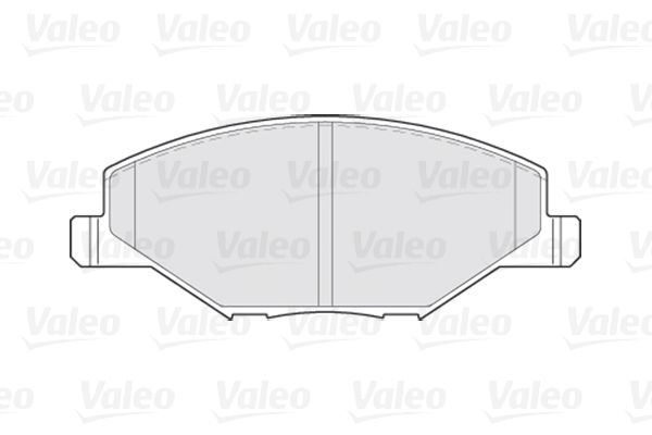 VALEO, Kit de plaquettes de frein, frein à disque