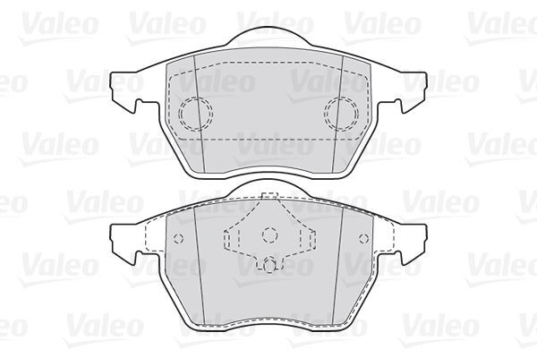 VALEO, Kit de plaquettes de frein, frein à disque