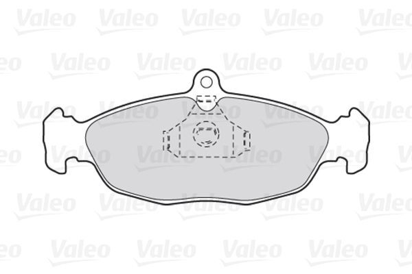 VALEO, Kit de plaquettes de frein, frein à disque