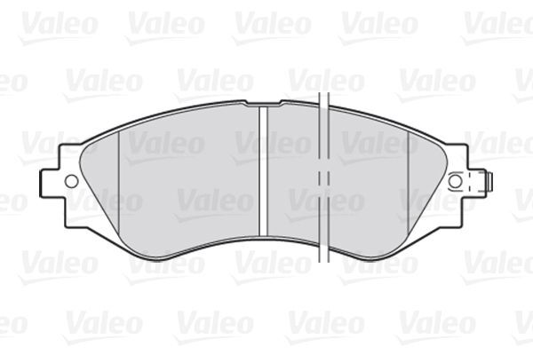 VALEO, Kit de plaquettes de frein, frein à disque