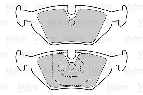 VALEO, Kit de plaquettes de frein, frein à disque