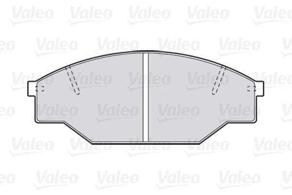 VALEO, Kit de plaquettes de frein, frein à disque