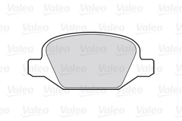 VALEO, Kit de plaquettes de frein, frein à disque