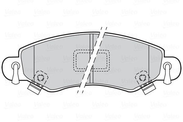 VALEO, Kit de plaquettes de frein, frein à disque