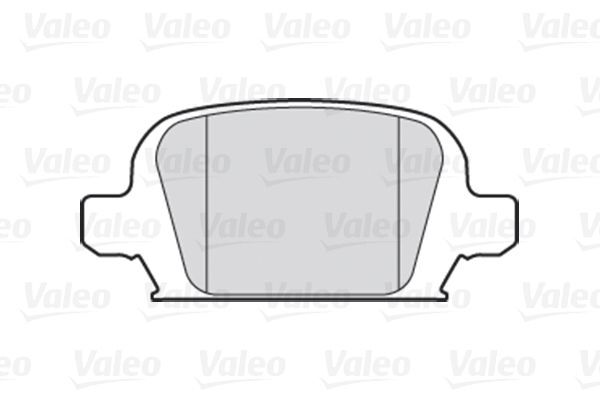 VALEO, Kit de plaquettes de frein, frein à disque