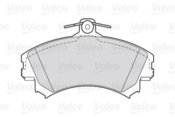 VALEO, Kit de plaquettes de frein, frein à disque