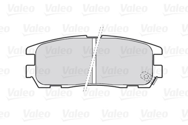 VALEO, Kit de plaquettes de frein, frein à disque