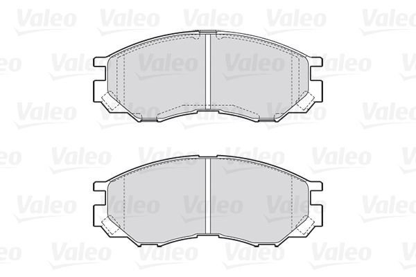 VALEO, Kit de plaquettes de frein, frein à disque