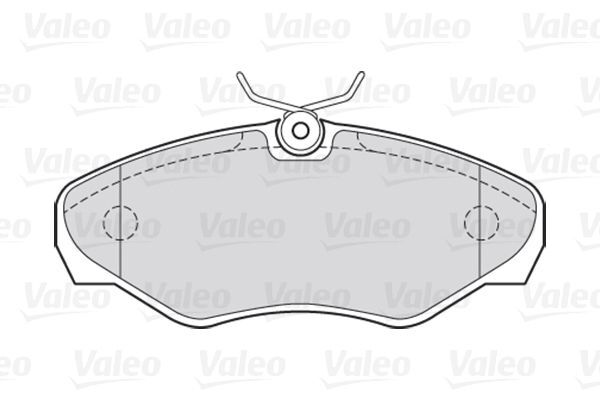 VALEO, Kit de plaquettes de frein, frein à disque