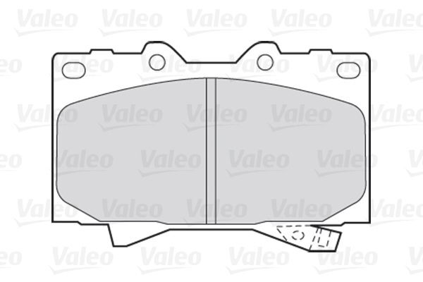 VALEO, Kit de plaquettes de frein, frein à disque