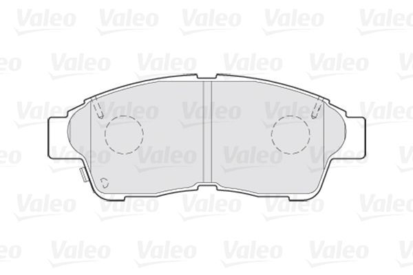 VALEO, Kit de plaquettes de frein, frein à disque