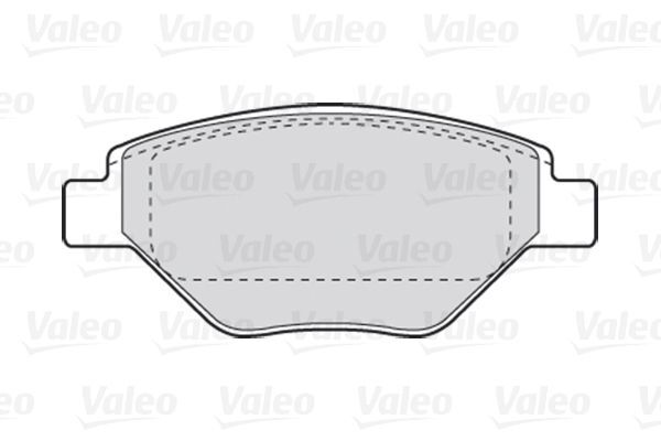 VALEO, Kit de plaquettes de frein, frein à disque