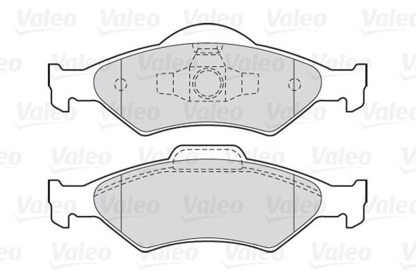 VALEO, Kit de plaquettes de frein, frein à disque