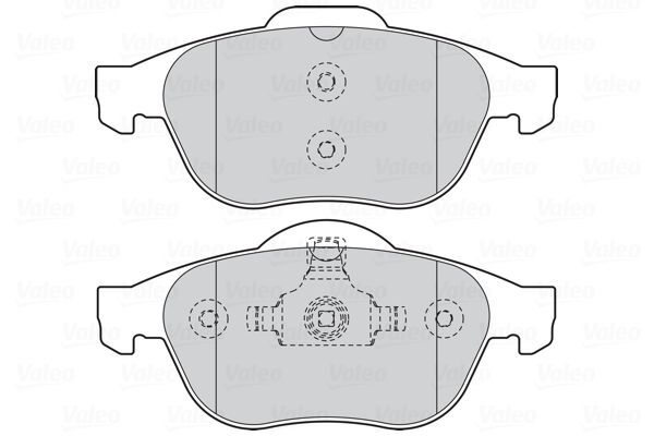 VALEO, Kit de plaquettes de frein, frein à disque