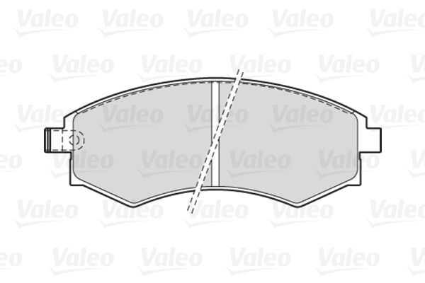 VALEO, Kit de plaquettes de frein, frein à disque