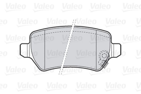 VALEO, Kit de plaquettes de frein, frein à disque