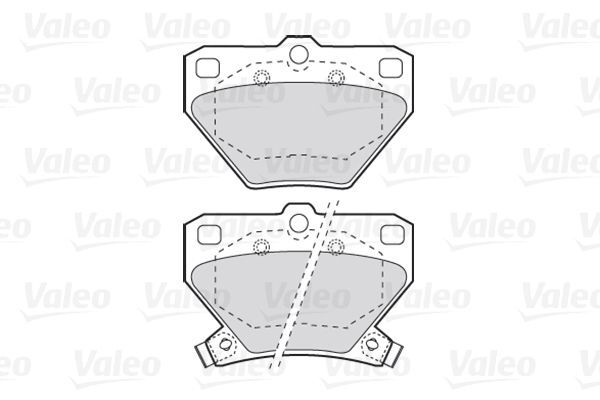 VALEO, Kit de plaquettes de frein, frein à disque