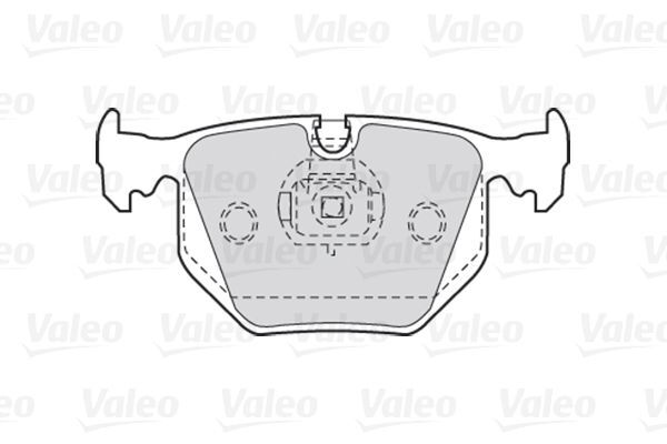 VALEO, Kit de plaquettes de frein, frein à disque