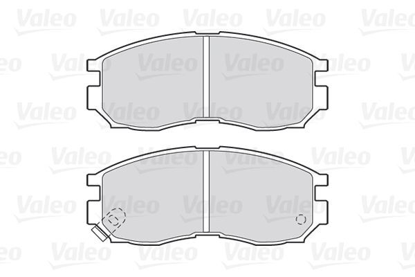 VALEO, Kit de plaquettes de frein, frein à disque