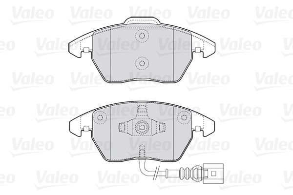 VALEO, Kit de plaquettes de frein, frein à disque