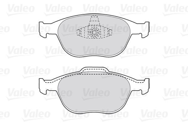 VALEO, Kit de plaquettes de frein, frein à disque