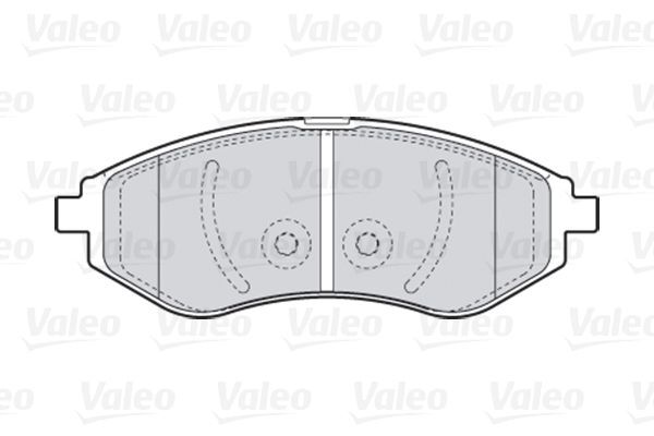 VALEO, Kit de plaquettes de frein, frein à disque