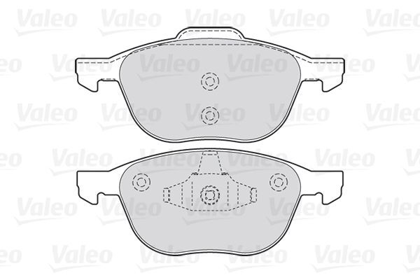 VALEO, Kit de plaquettes de frein, frein à disque