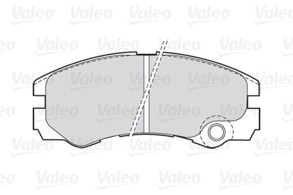 VALEO, Kit de plaquettes de frein, frein à disque