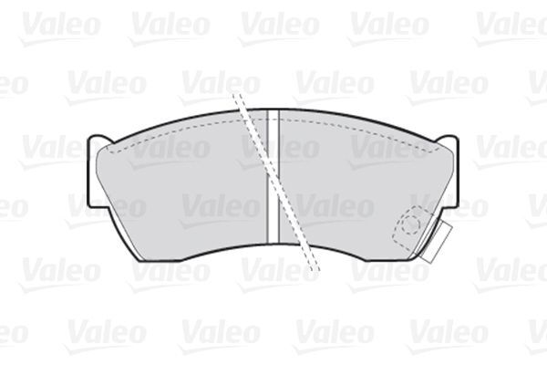 VALEO, Kit de plaquettes de frein, frein à disque