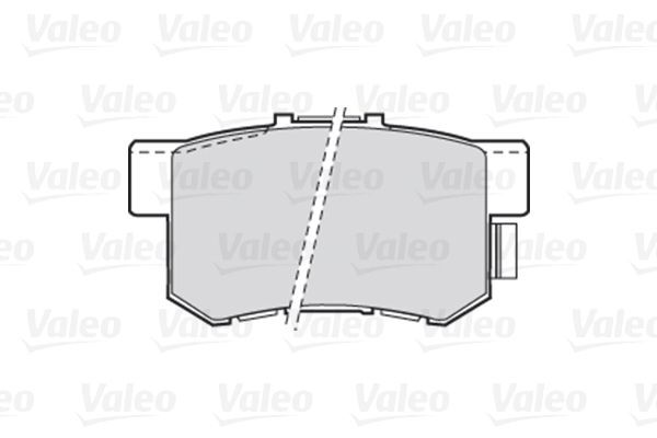 VALEO, Kit de plaquettes de frein, frein à disque