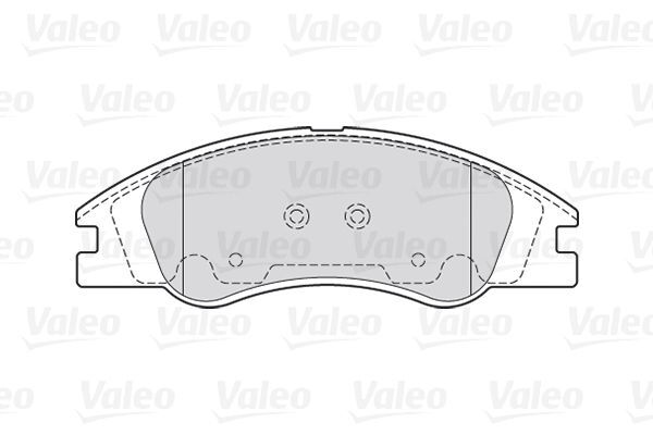 VALEO, Kit de plaquettes de frein, frein à disque