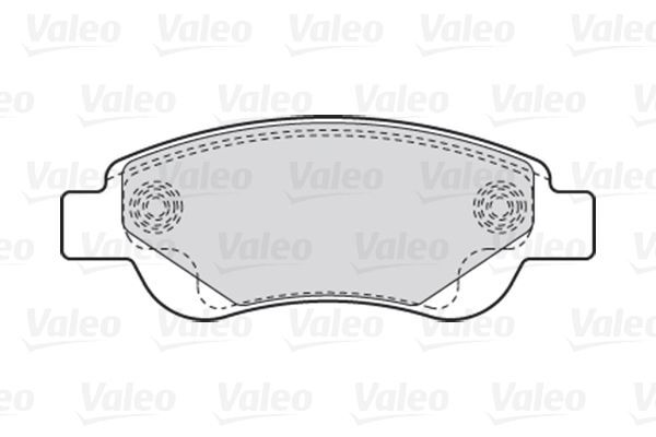 VALEO, Kit de plaquettes de frein, frein à disque