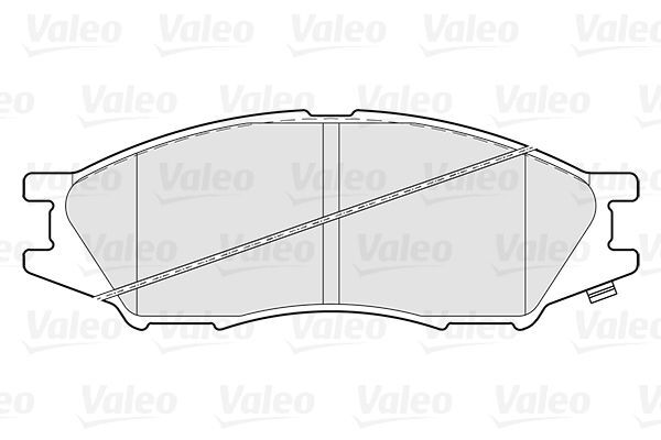 VALEO, Kit de plaquettes de frein, frein à disque