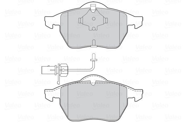 VALEO, Kit de plaquettes de frein, frein à disque