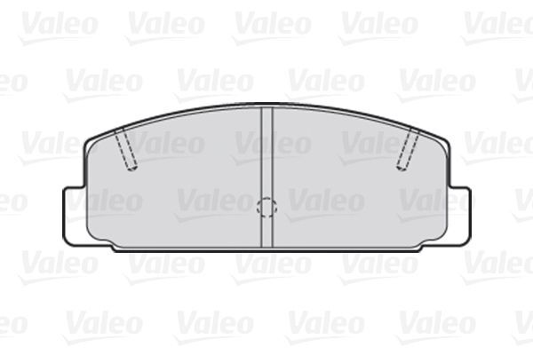 VALEO, Kit de plaquettes de frein, frein à disque