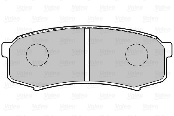 VALEO, Kit de plaquettes de frein, frein à disque
