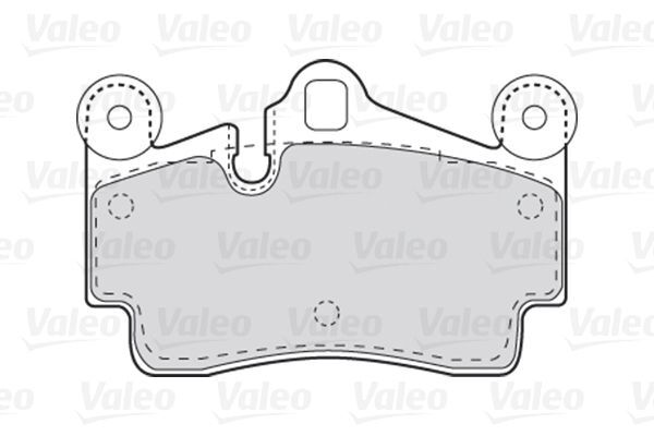 VALEO, Kit de plaquettes de frein, frein à disque