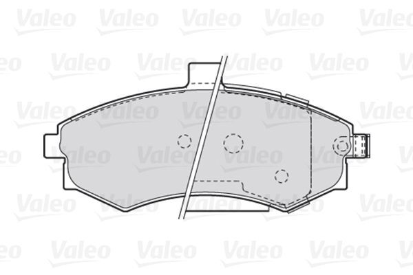 VALEO, Kit de plaquettes de frein, frein à disque