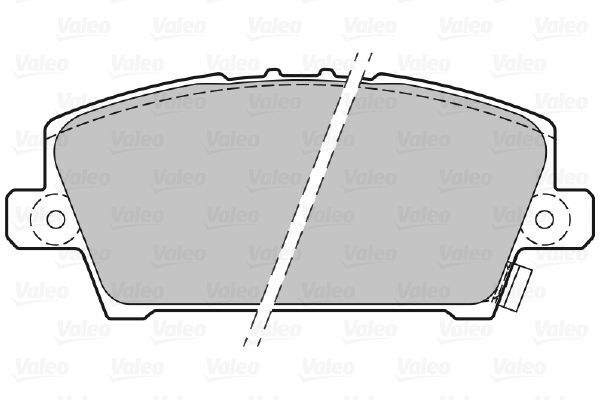 VALEO, Kit de plaquettes de frein, frein à disque