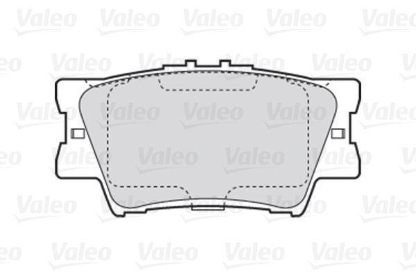 VALEO, Kit de plaquettes de frein, frein à disque