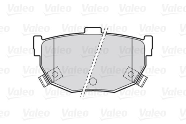 VALEO, Kit de plaquettes de frein, frein à disque